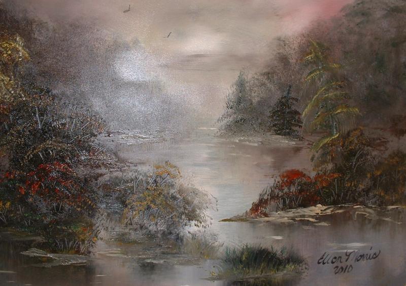 Misty Morning (oils) (14x18)
